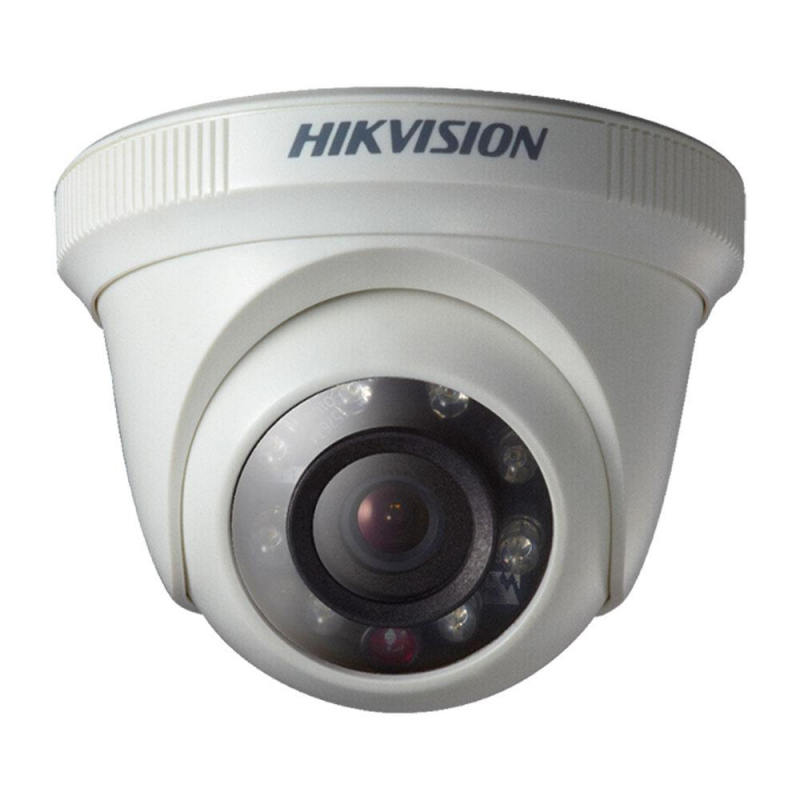 Câmera de segurança analógica DS-2CE56C0T-IRPF 2.8mm dome Hikvison