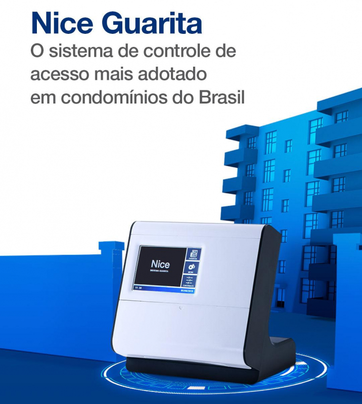 Controle de acesso Módulo Guarita MG3000 Nice