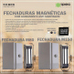 Fechadura Magnética m80 com sensor Cinza Ipec