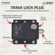 Trava Elétrica Portão Eletrônico 220v Temporizador Lock Plus Ipec